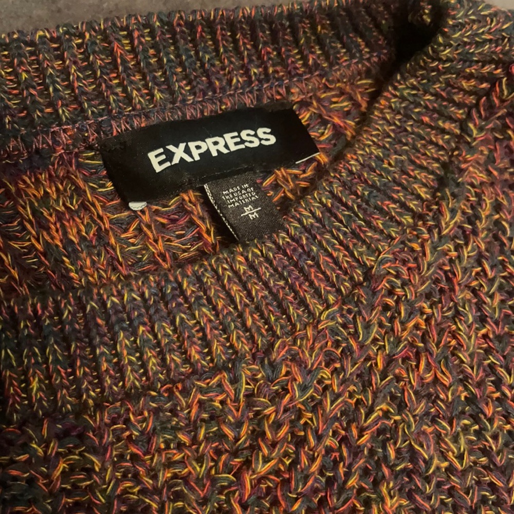 Express open back sweater